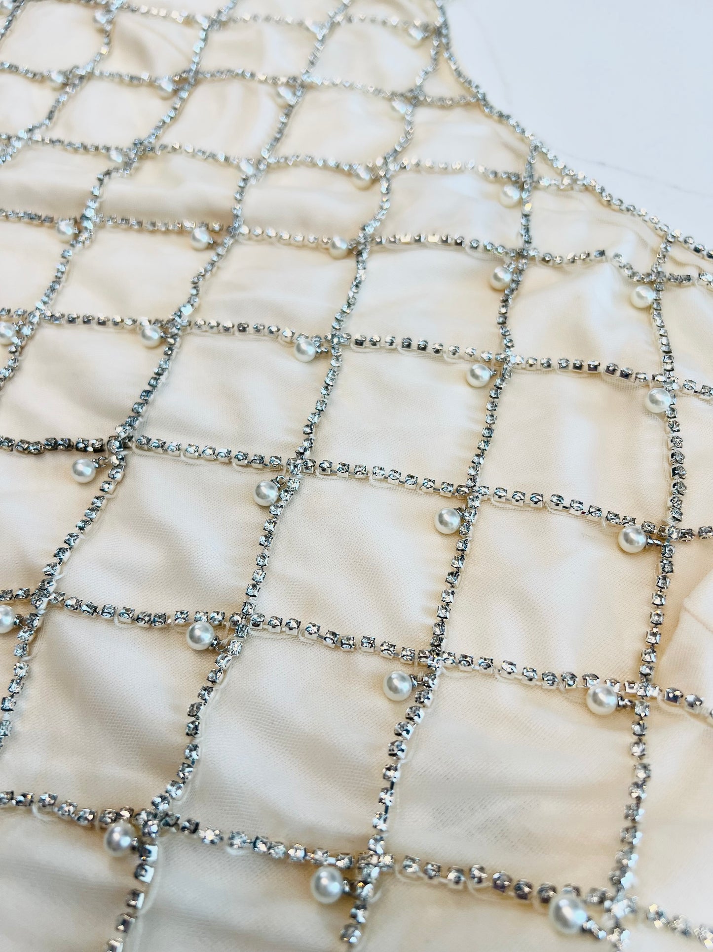 Diamonds & Pearls Crop Top
