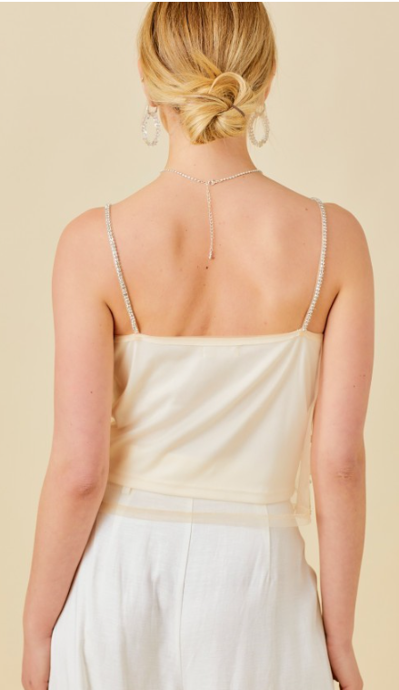 Diamonds & Pearls Crop Top