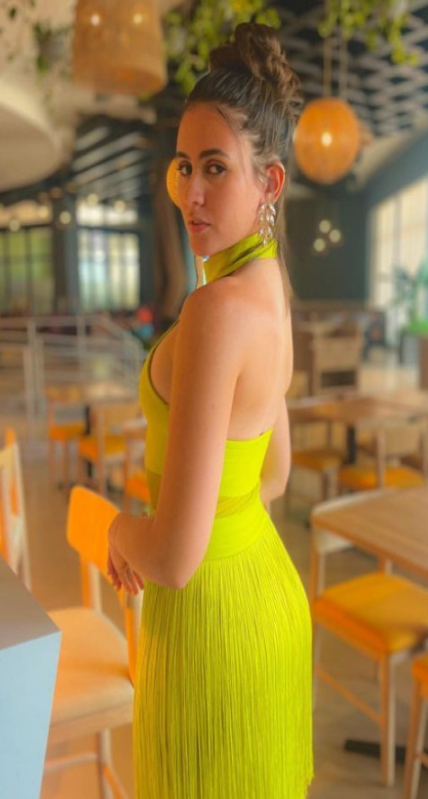 Lime Party Dress